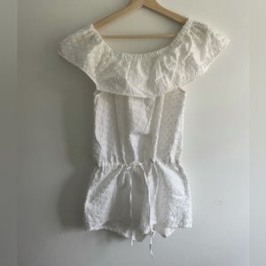 Madewell white swim cover up